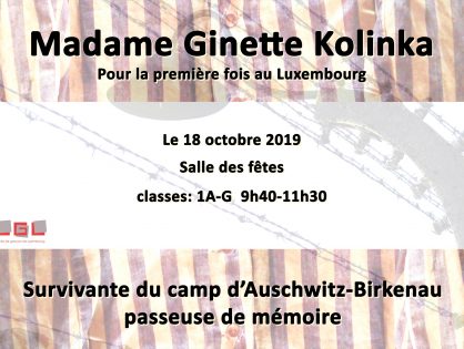 Ginette Kolinka - 18 octobre 2019