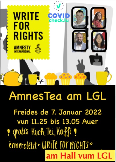 AmnesTea 7. Januar 2022 13:07 - Hall LGL