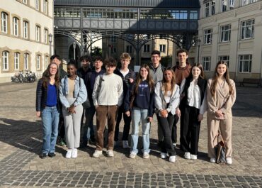 La classe 2CD05 du LGL a visité le tribunal d'arrondissement de Luxembourg le 10 juin 